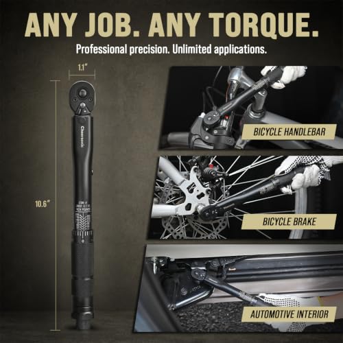 1/4 Torque Wrench 20-200 in-lb, Inch Pound Click Torque Wrench - size: 1/4"DR. 20~200 in-lb