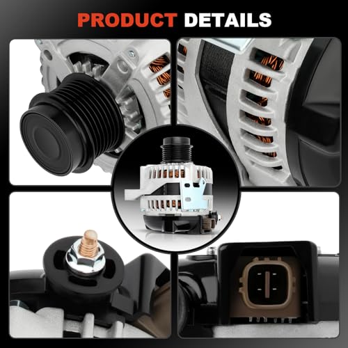 11195N New Alternator Compatible with Toyota Camry for Corolla L4 2.4L - size: 11195
