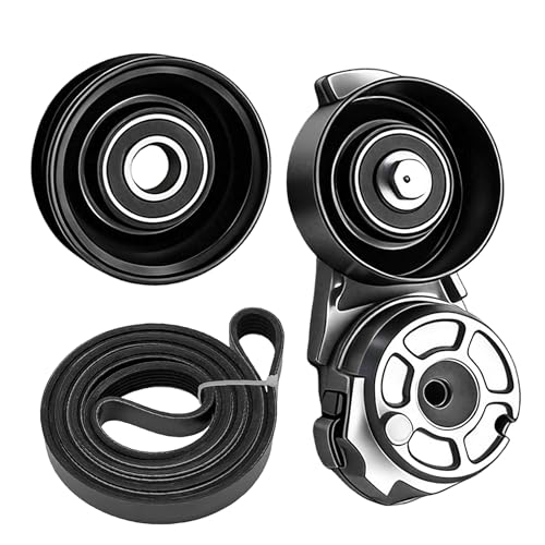 Serpentine Belt Kit With Tensioner And Idler Pulley For Ford - size: Ford Crown Vic, Lincoln Town Car 4.6l (00-02)