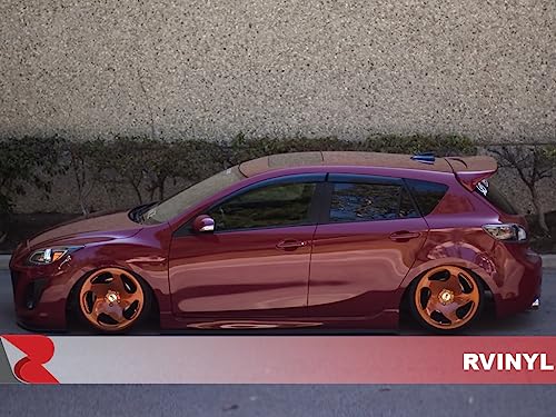 Avery Dennison SW900 475-O Gloss Burgundy Supreme Wrapping Film Vinyl Vehicle Car Wrap Sheet Roll - (12" x 60" w/Application Card) - color: Gloss Burgundy, size: 1ft x 5ft