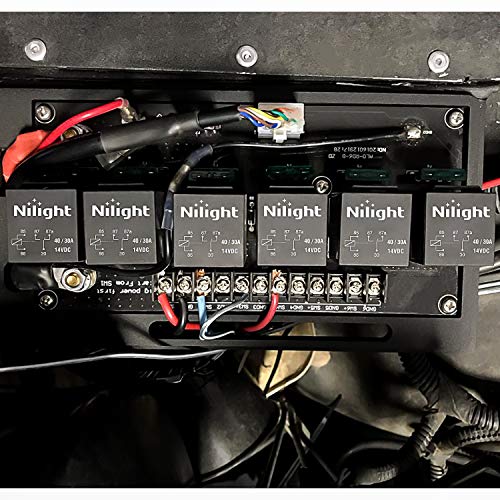 Nilight 10 Pack SPDT 5PIN Electrical Relays 12V 30/40 Amp 5-Pin Switch Relay for Automotive Car Truck Marine Boat - size: 5Pin Electrical Relay