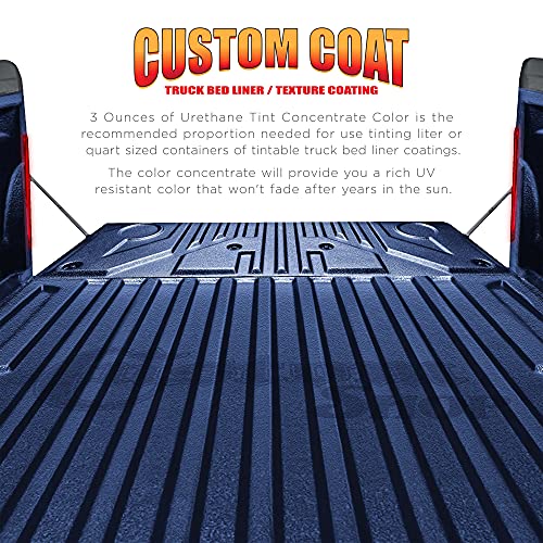 Custom Coat 3 Ounce, Navy Blue, Bedliner Tint Concentrate - color: Navy Blue, size: 3-Ounce (Pack of 1)