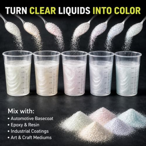 LiME LiNE Base Coat Maker Pigment Powder, Automotive Grade, Basecoat (Ghost Blue Pearl) - color: Ghost Blue Pearl