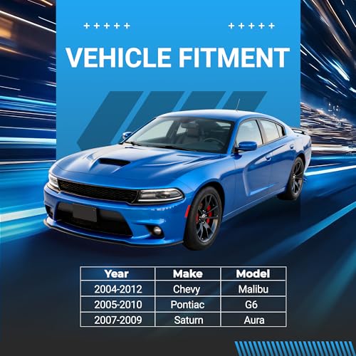 Front End Suspension Kit Compatible With 2004-2012 Chevy Malibu, 2005-2010 Pontiac G6, 2007-2009 Saturn Aura Tie Rods Inner and Outer Complete Kit, Tie Rod and Sway Bar - size: For Chevy Malibu / Pontiac G6 / Saturn Aura