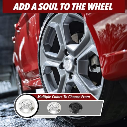 RTrhinotuning 4 PCS 83 mm Wheel Center Caps Compatible with 2014-2025 Silverado 1500 2001-2017 Tahoe 2014-2025 Sierra 1500, OD: 3.27 in / 83 mm ID: 2.99 in / 76 mm Chrome Hub Caps - color: Chrome