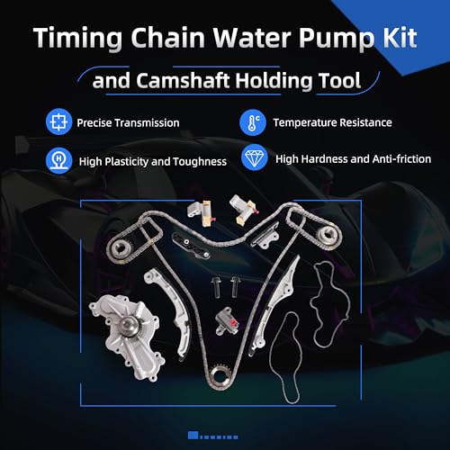 Timing Chain Water Pump Kit with 303-1248 Camshaft Holding Tool