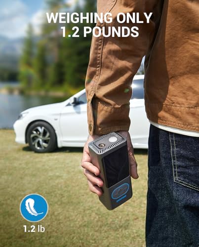 AVAPOW Portable Tire Inflator, 150 PSI Cordless Air Compressor
