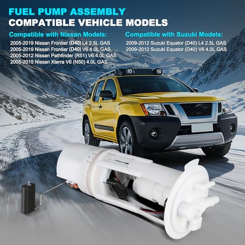 OTO-K Electric Fuel Pump Module Assembly Compatible with Nissan 17040ZP00A