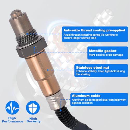 Oxygen Sensor 250-24649, O2 Sensor for Buick for Allure for Lacrosse for Cadillac for SRX for Chevy for Captiva Sport for Equinox for Volt for GMC for Terrain - size: 250-24649