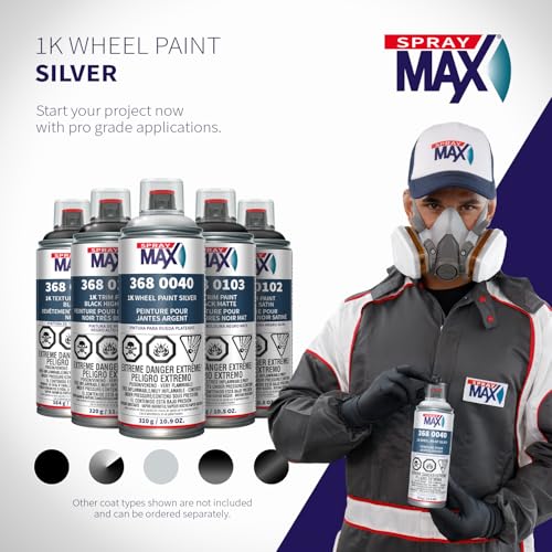 SprayMax 1K Wheel Paint Silver | Professional Argent Silver Wheel Paint