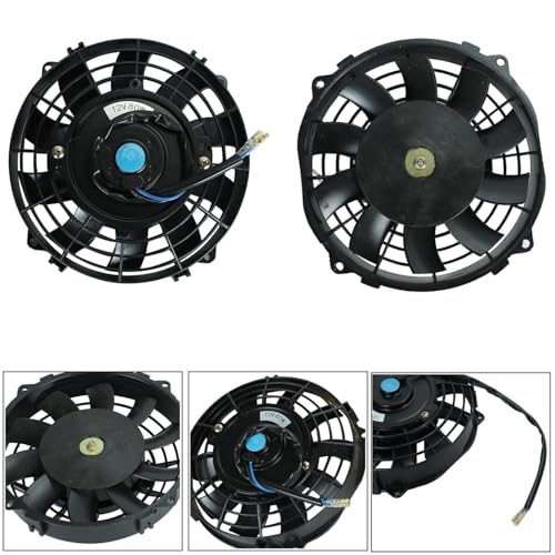 7 Inch Universal Slim Fan Push Pull Electric Radiator Cooling Fan - size: 7inch 80W
