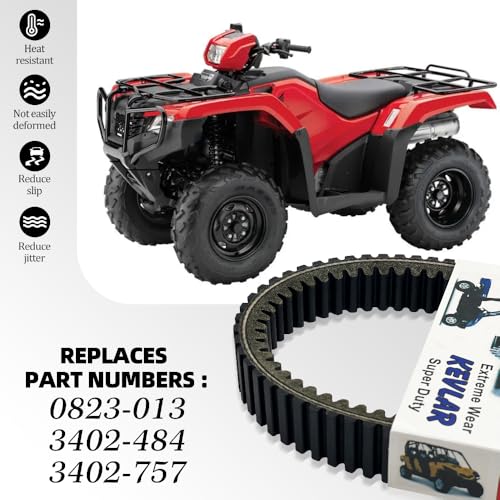 Clutch Drive Belt 3402-757 Fits for Arctic Cat ATV 500 4X4 FIS TBX