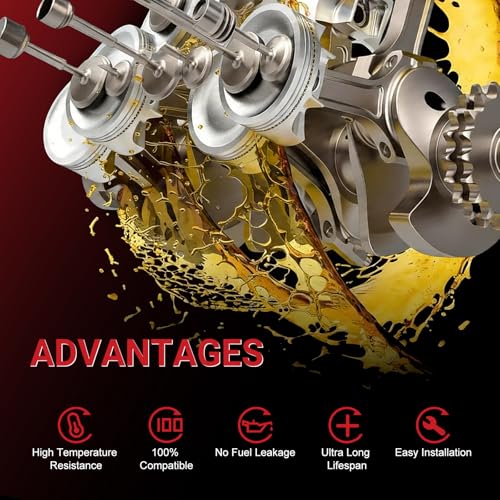 4Pcs Fuel Injectors Compatible with Toyota Lexus Scion 2.5L 2.7L - size: 23250-36010