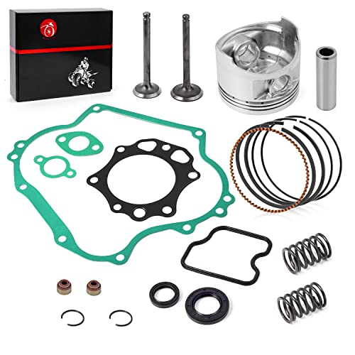 290cc FE290 Engine Rebuild Kit Oversize 0.25mm Piston & Ring Gasket Seal Intake Exhaust Valve Compatible with Club Car Golf Cart DS Predent 1016447 1016448 1023047-01