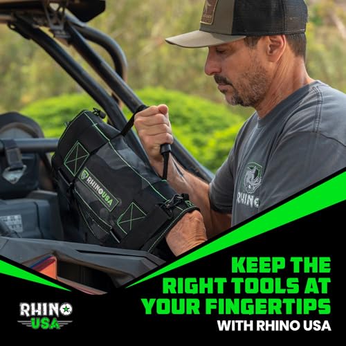 Rhino USA Tool Bag Roll - Heavy Duty Canvas Organizer for Tools - color: Camo