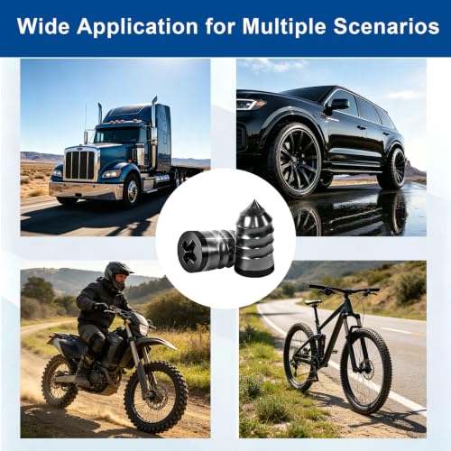 100pcs Tire Repair Rubber Nails Kit With 4 Sizes, Fast Tire Repair Tools, Vacuum Tire Repair Rubber Nail, Spiral Tire Screw Plugs, Tire Repair Kit, Suitable For Cars, Motorcycles, Bicycles And Jeeps