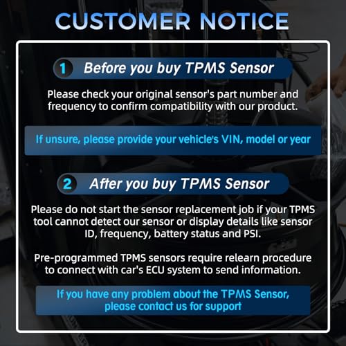 SORGHUM TPMS Sensors Tire Pressure Monitoring System Compatible with BMW E90 E91 E92 E93 128i 135i 328i 335i 528i 535i F10 F07 X3 F25 X5 E70 M3 M5 Z4 Mini Replace# 36106856227 36106790054 Set of 4 - color: Gloss Black-36106856227