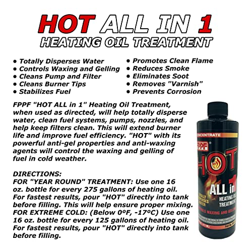 HOT All-in-One Heating Oil Treatment - 16 oz (Pack of 2)
