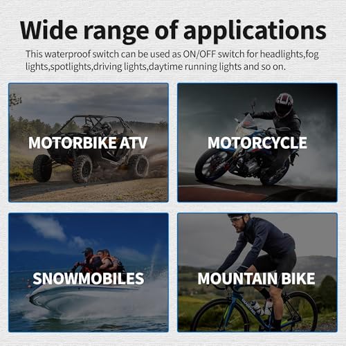 HiSport LED Motorcycle Switch DC 12V