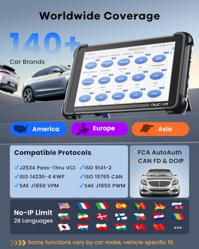 MUCAR 892BT PRO OBD2 Scanner with Topology Map, AI-Assisted Diagnostic Tool