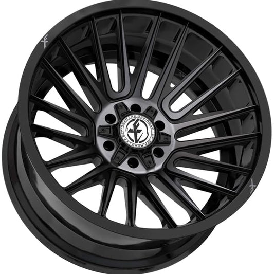 XF Off-Road XF-234 20x9 6x135 6x139.7 +12 Cb 106.4 Gloss Black & Brushed Double Dark Tint