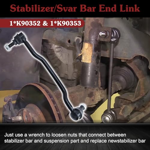 K90352 K90353 Sway Bar Link - Restore Sedan Handling - color: 1*K90352 1*K90353, size: Sway Bar Link