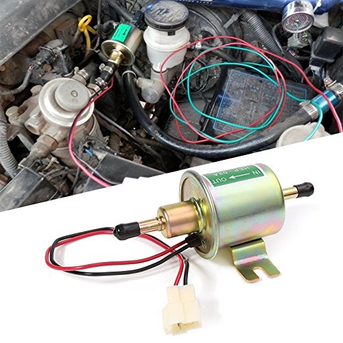 YONEDA Electric Fuel Pump, 12V Low Pressure Inline Universal Fuel Pump - color: HEP02A