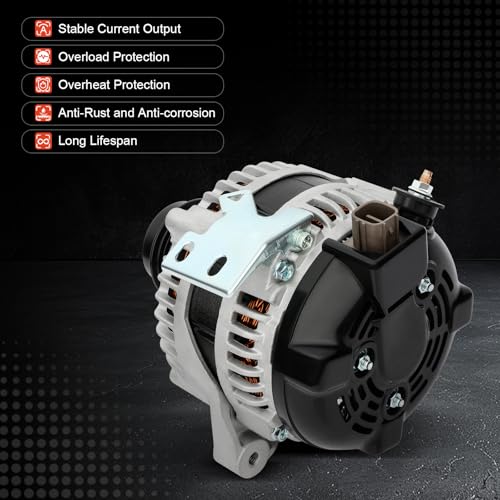 11195N New Alternator Compatible with Toyota Camry for Corolla L4 2.4L - size: 11195