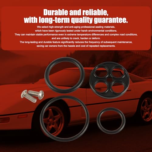Premium Fuel Petcock Rebuild Gasket Kit for Classic Motorcycle Fuel System Restoration