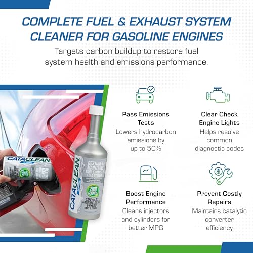 Cataclean Fuel & Exhaust System Cleaner For Gasoline Engines – Pass Emissions Tests – Clear Check Engine Lights – Restores Catalytic Converters and Cleans Fuel Systems, 5L (120009CAT) - style: 5 Liter