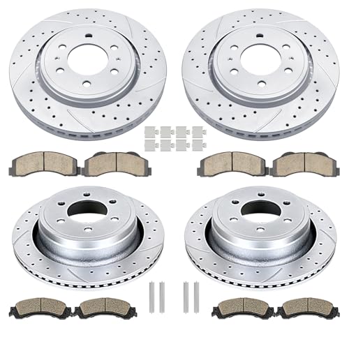 Acinoparts Front and Rear for 2010-2011 Ford F150(6 Lug Models ONLY) - size: ABK00403