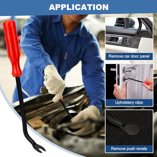 240 Pcs Bumper Clips Car Clips Plastic Rivets of 12 Most Popular Sizes and 5 Fastener Removers Fasteners Push Retainer Kit Auto Push Pin Rivets Set - color: 240PCS Retainer Clips+5Remover