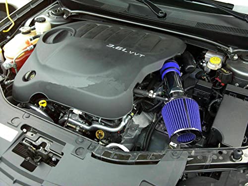 Performance Air Intake System Kit Compatible For 2011-2015 200 Journey Avenger 3.6L V6 (Blue) - style: Blue