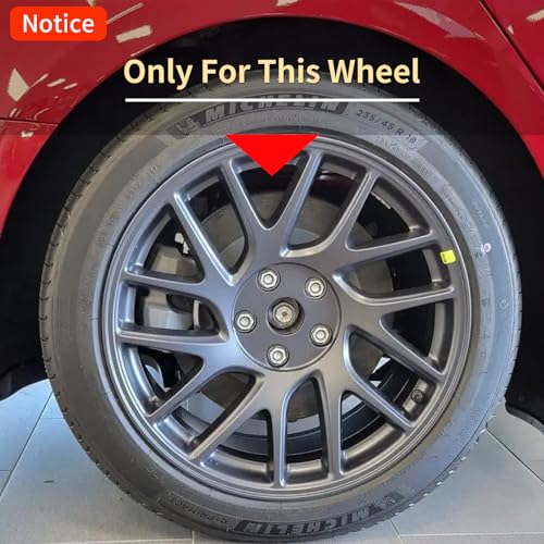 Wheel Covers for Tesla Model 3 Highland Accessories 18 Inch 4 Pcs Rim Protector Wheel Cover Replacement Model 3 Highland (2024-2026) Matte Black Hubcaps ABS Rim Accessories (Sport Style, 18 inch) - size: 18 inch, style: M3-Highland-Sport Style