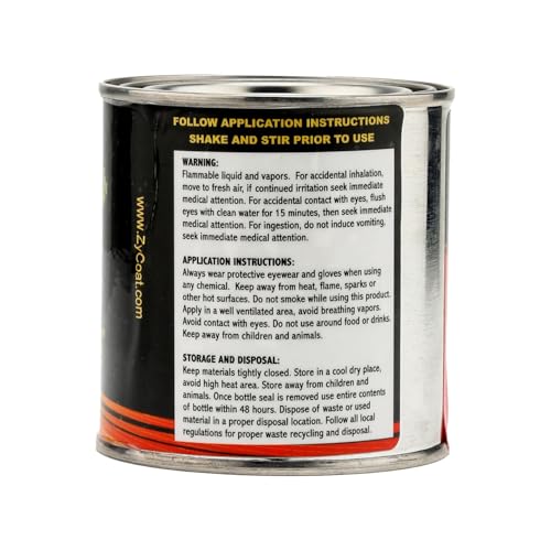 ZyCoat ZyBar 10008 High Temperature Coating - Bronze Satin, 8 Ounce - size: 8 Ounce