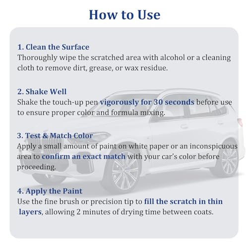 1L2 Iridium Touch Up Paint for Lexus ES350 RX350 IS300 - color: 1L2 (Iridium)