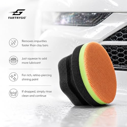 2 Pack Synthetic Clay Bar Pad Hand Clay Bar for Car Detailing Paint Prep