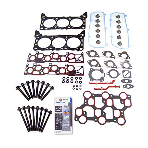 CPWK319 Head Gasket Set Bolt Kit Fits: 98-04 Ford Mustang E Series 3.8L 3.9L 4.2L V6 OHV 12v