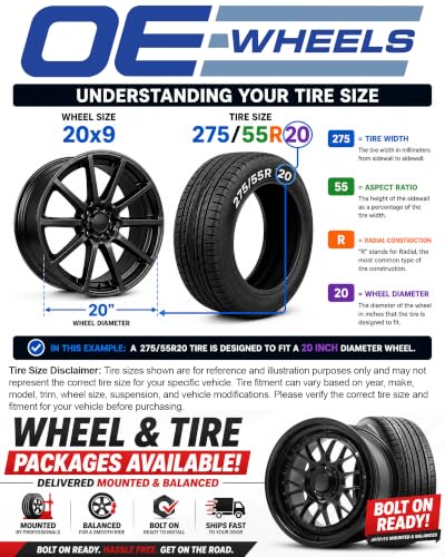 OE Wheels CV91B 20x8.5 Polished 5503 8x180 Rim - color: Polished