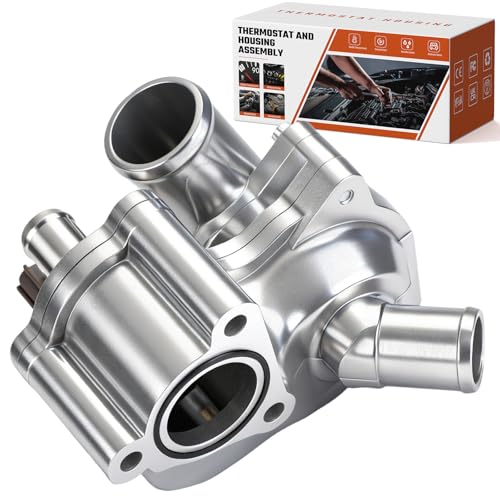 4L5E8A586AB Upgraded Aluminium Engine Coolant Thermostat Housing Fit for Ford Explorer 2001-2005, Ranger 2001-2011,Mazda B4000 2001-2008, Mercury Mountaineer 2001 Replace#SK121093 - size: 4L5E8A586AB