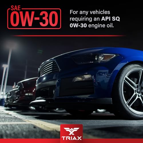 TRIAX Synergy SRT 0W-30 Full Synthetic Engine Oil API SQ/ILSAC GF-7A Licensed | 20,000 Miles of Protection (5 Quart) - size: 5 Quart
