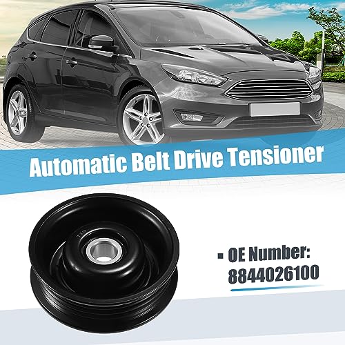 uxcell Drive Belt Tensioner Assembly Accessory Idler Pulley No.8844026100 for Toyota T100 95-98 Black Metal