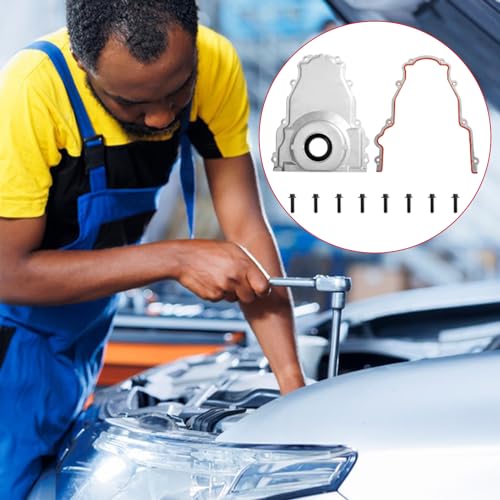 LS Front Timing Cover w/Crank Gasket & Bolts Set 12561243 12633904 - size: Gen 3 LS1 LS6 4.8L 5.3L 5.7L 6.0L