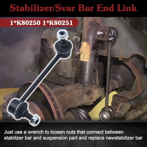2* K80250 K80251 Front Sway Bar Link - Restore Sedan Handling - color: 1*K80250 1*K80251, size: Sway Bar Link
