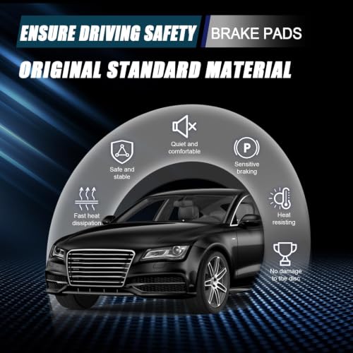 Ceramic Front Brake Pads for Honda Accord,Civic,CR-V,Pilot - size: D914