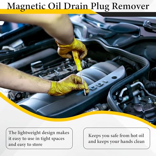 Magnetic Oil Drain Plug Remover Tool, Oil Drain Plug Remover Instrument