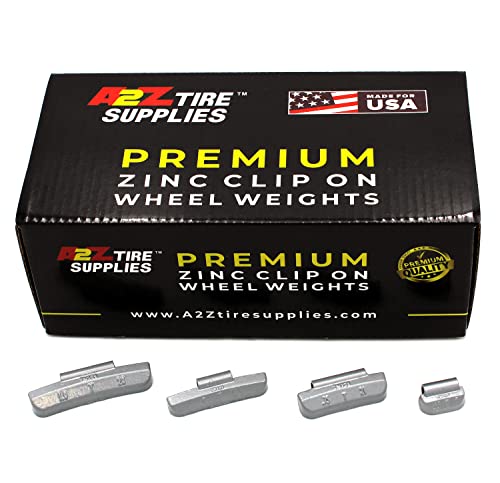 T Series Hammer on ZINC Wheel Weights Coated (0.25oz-0.50oz-0.75oz-1.0oz) 25pcs@ - size: 0.25oz-1.0oz