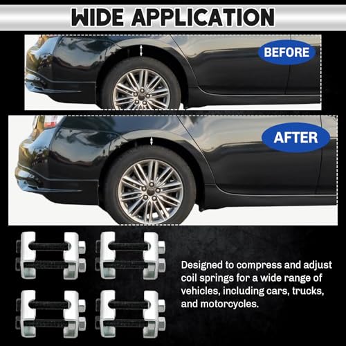 Coil Spring Spacers 4PCS 2-Way Adjustable Lift Or Lower Spring Spacer