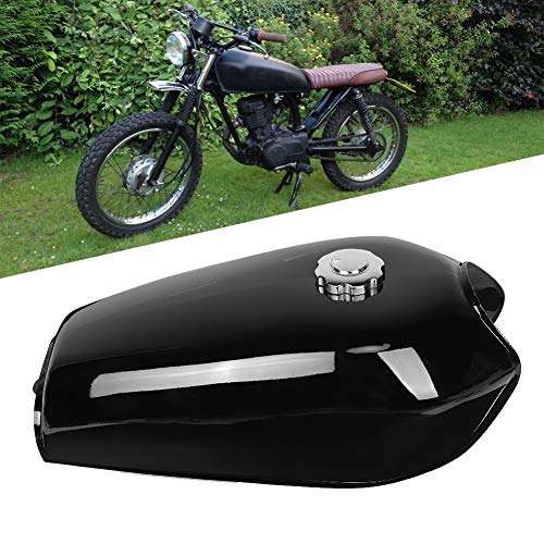Motorcycles Fuel ,Universal Bright Black Retro Fuel Gas with Cover Switch Compatible for CG125, LIANGLIDE7SOXD9YZNA