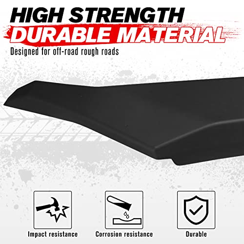 A & UTV PRO Left Fender Deflector for Can-Am Maverick X3 Max Turbo R Xds 2017-2024 2025, Combined Rear Fender Flare Extensions Mud Guard Flaps Accessories, Replace # OEM 705009511,1PC - size: for Can-Am Maverick X3 2017-2025